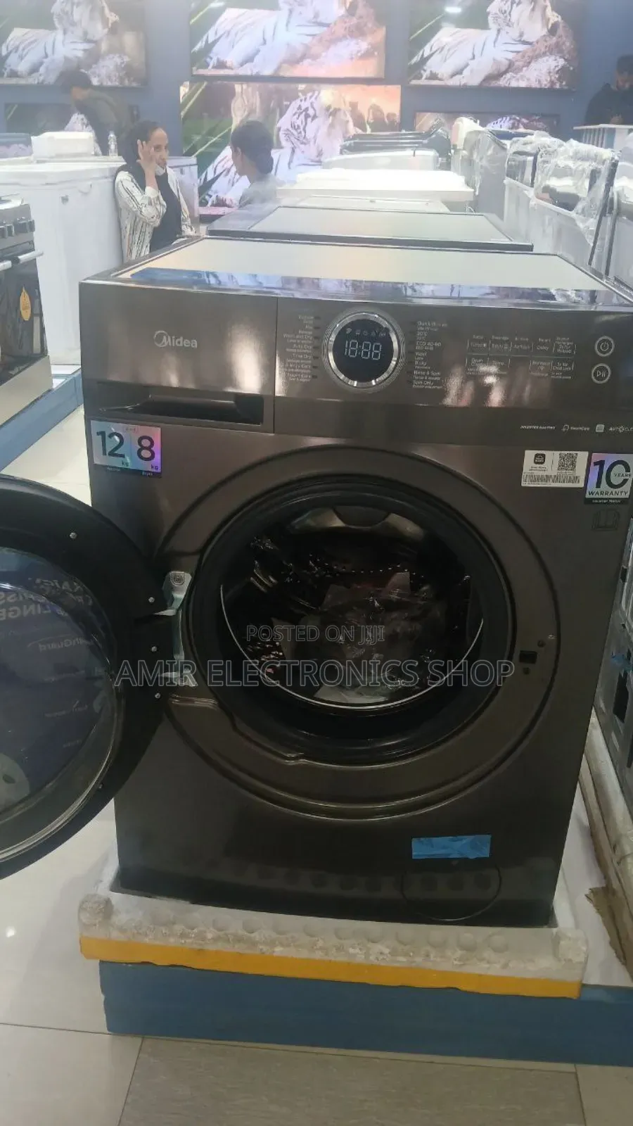 Midea Front-Loading Washing Machine 12kg/8kg Washer Dryer