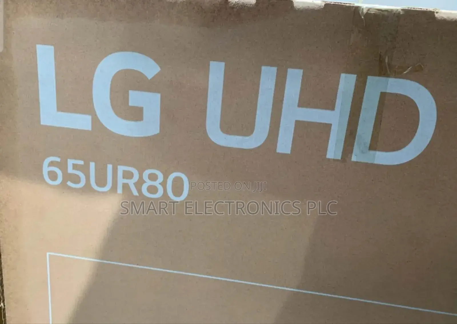 Lg 65 Inch Boxed Lg 65ur80 Uhd Smart Tv, Featuring a 65-Inch Display.