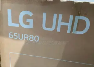 Lg 65 Inch Boxed Lg 65ur80 Uhd Smart Tv, Featuring a 65-Inch Display.