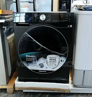 Hisense 12/Kg Front Load Steam Washing Machine Powerful Hisense 12/8kg