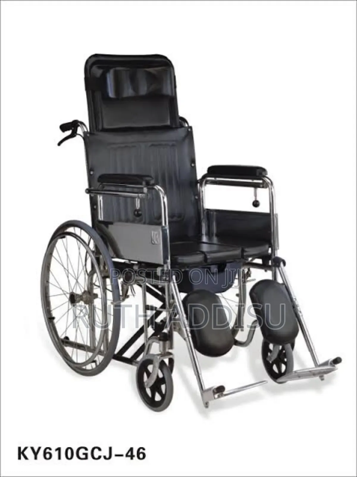 Wheelchair Elevated Leg Rest Calf Pad, Leather Replacement Wheelchair