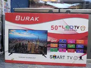 Burak 50-Inch Smart Led Tv Featuring Double Glass Construction Korean