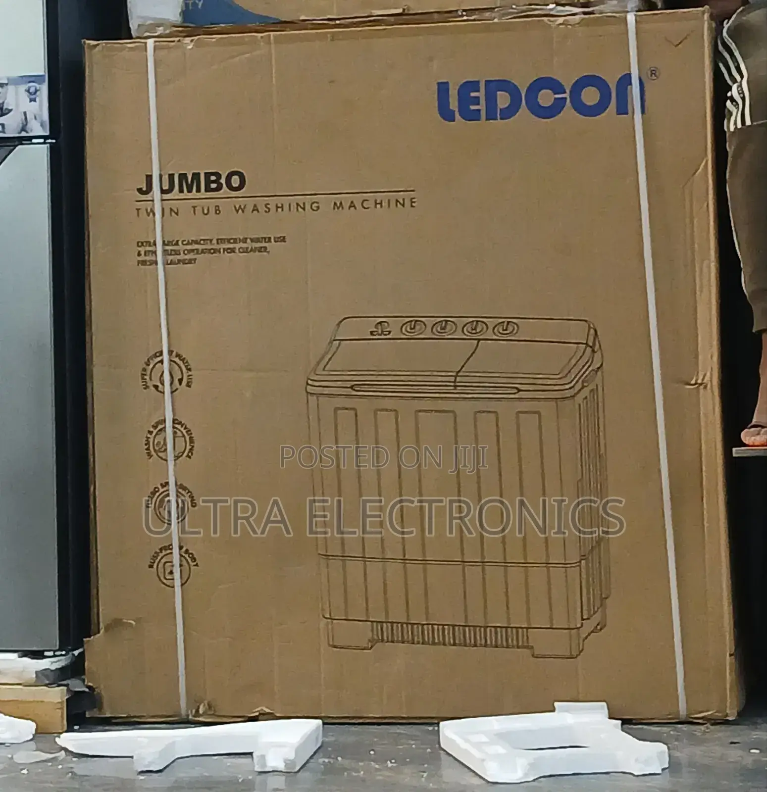 Ledcon Washing Machine Jumbo Twin Tub Brand: Ledcon. Type: Twin Tub,