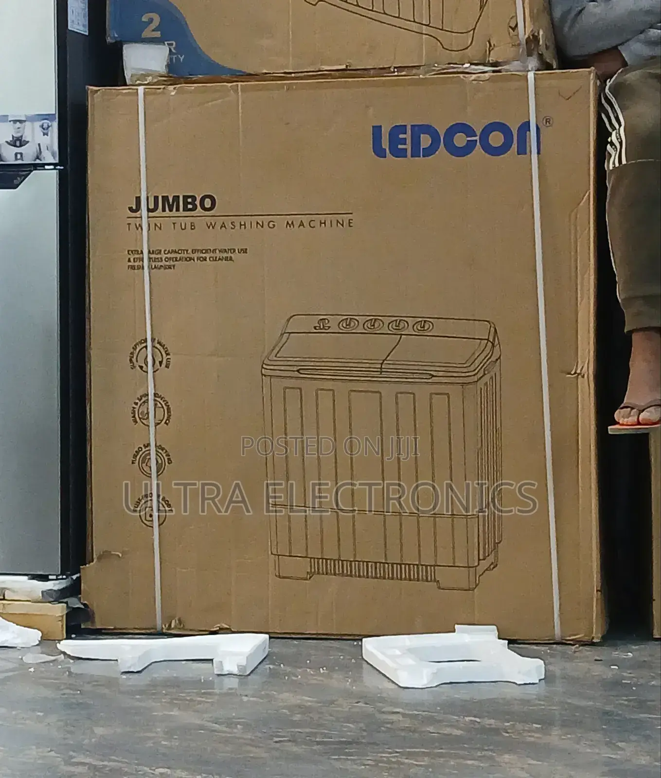 Ledcon Washing Machine Jumbo Twin Tub Brand: Ledcon. Type: Twin Tub,