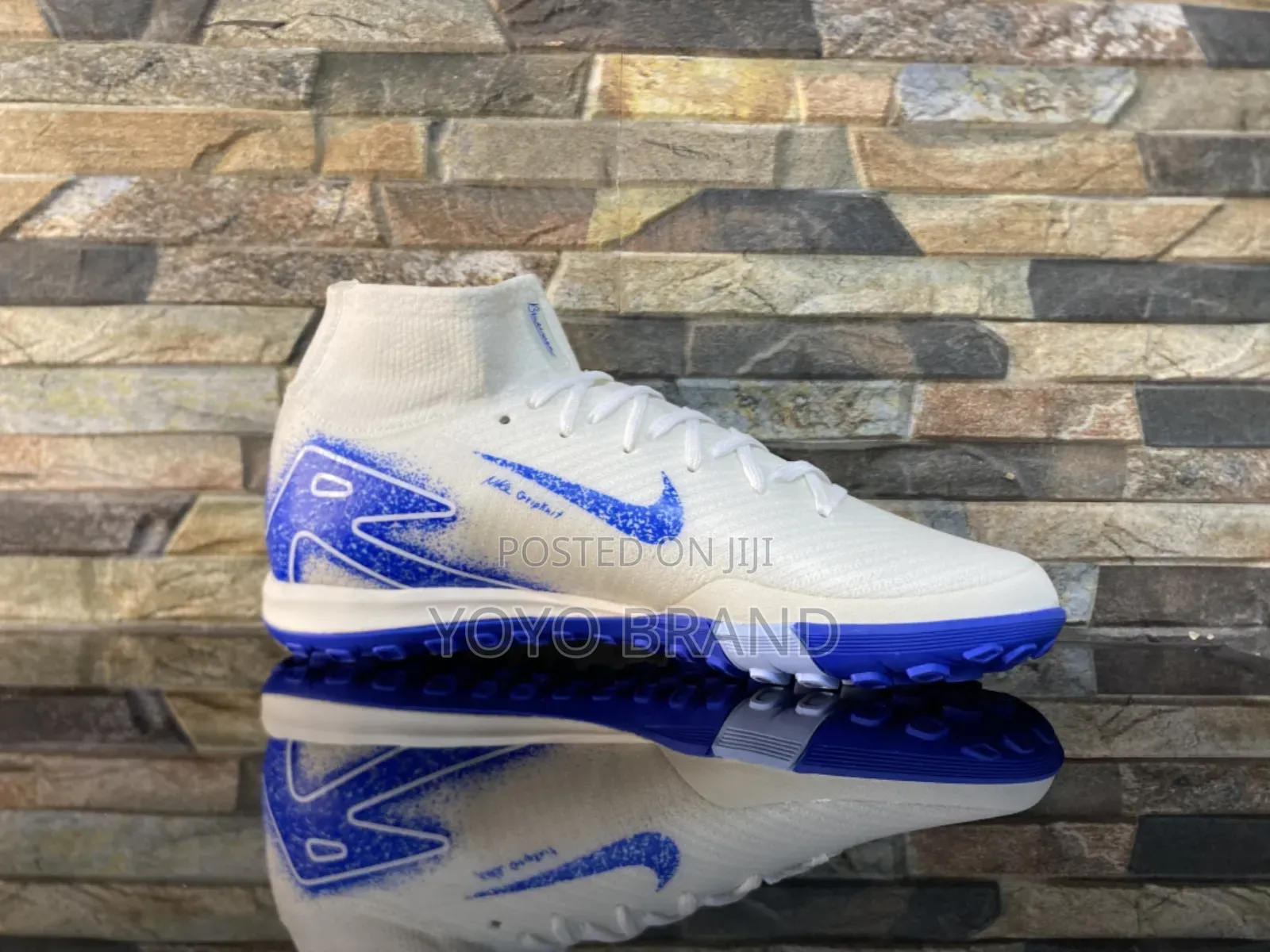 Nike Mercriyal Super Fly Elite 10(Tf)Blue Print Unisex Soccer Cleats