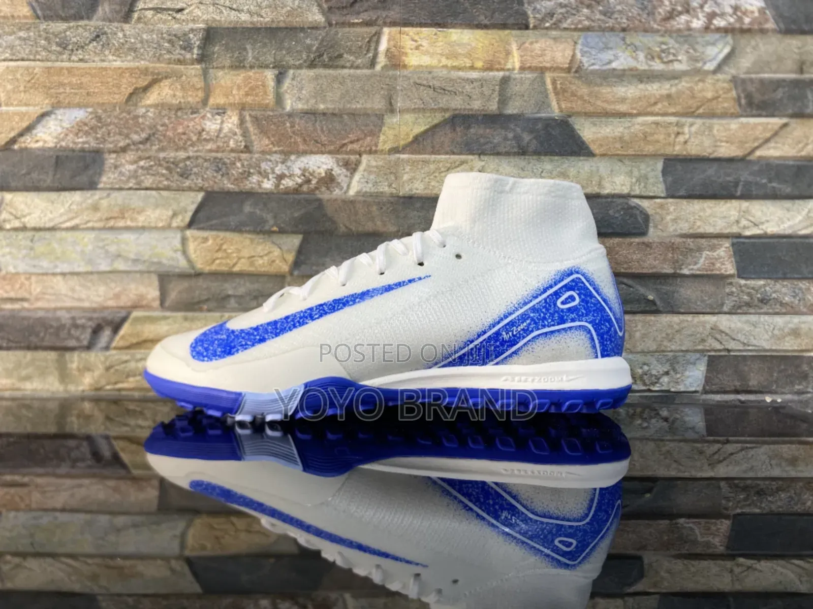 Nike Mercriyal Super Fly Elite 10(Tf)Blue Print Unisex Soccer Cleats