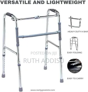 Supregear Standard Folding Walker, Two Button Ethiopia Foldable Walker
