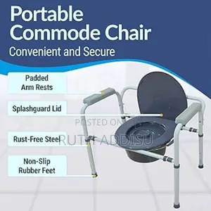 Home &Hospital Commode Toilet Seat Bathroom Safety Commode