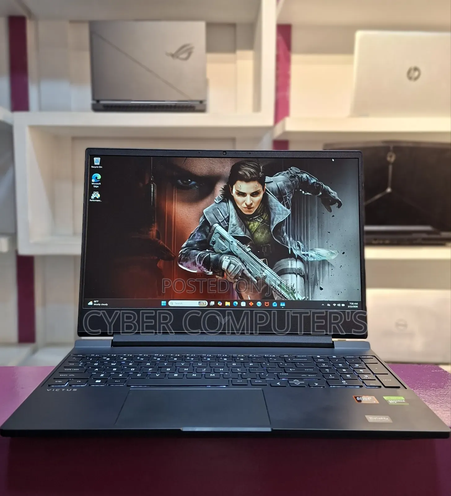 New Laptop HP Victus 15 16GB AMD Ryzen 7 SSD 1T