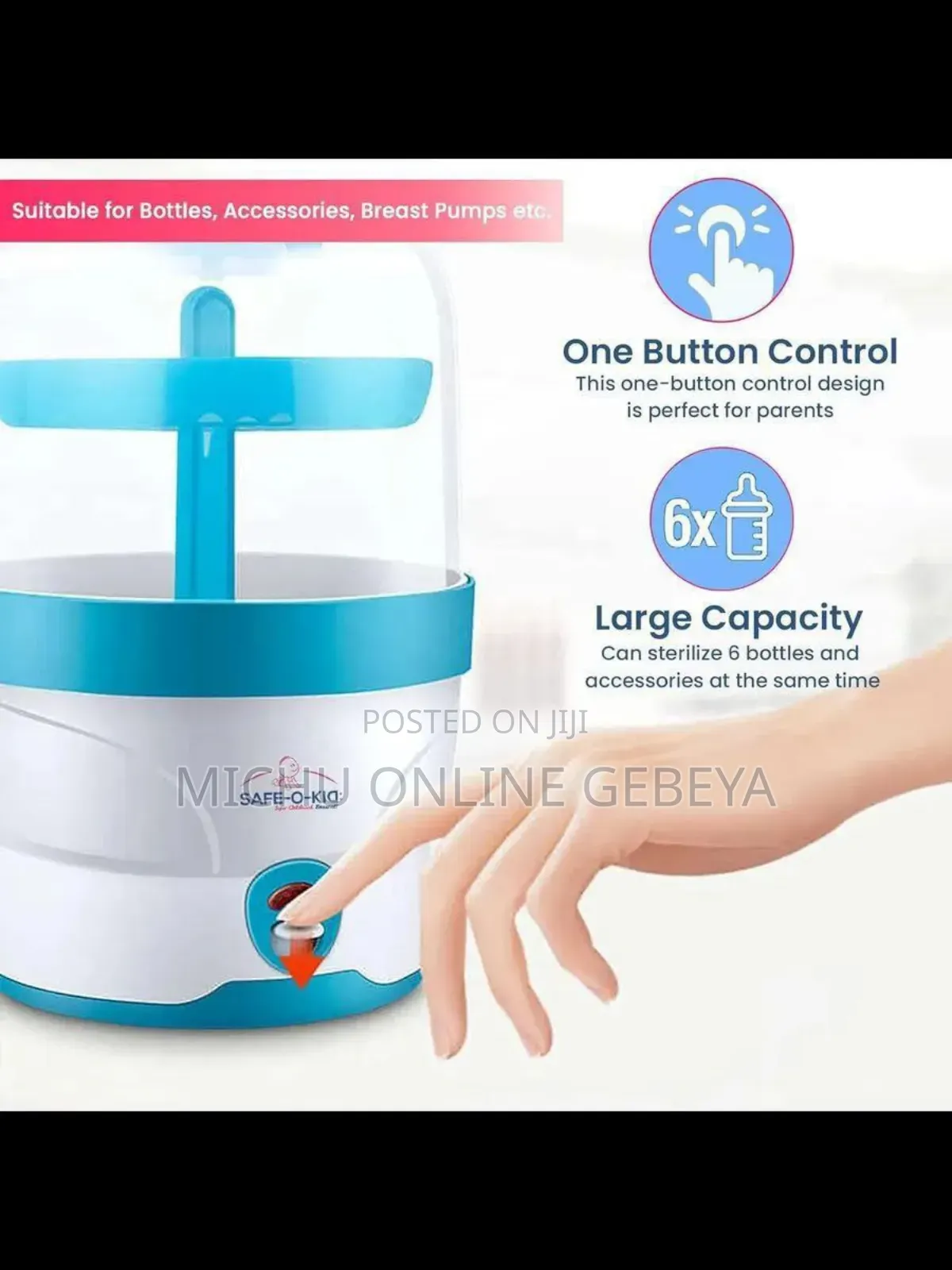 Dr Gym Baby Bottle Sterilizer - የጡጦ መቀቀያ/Free Delivery