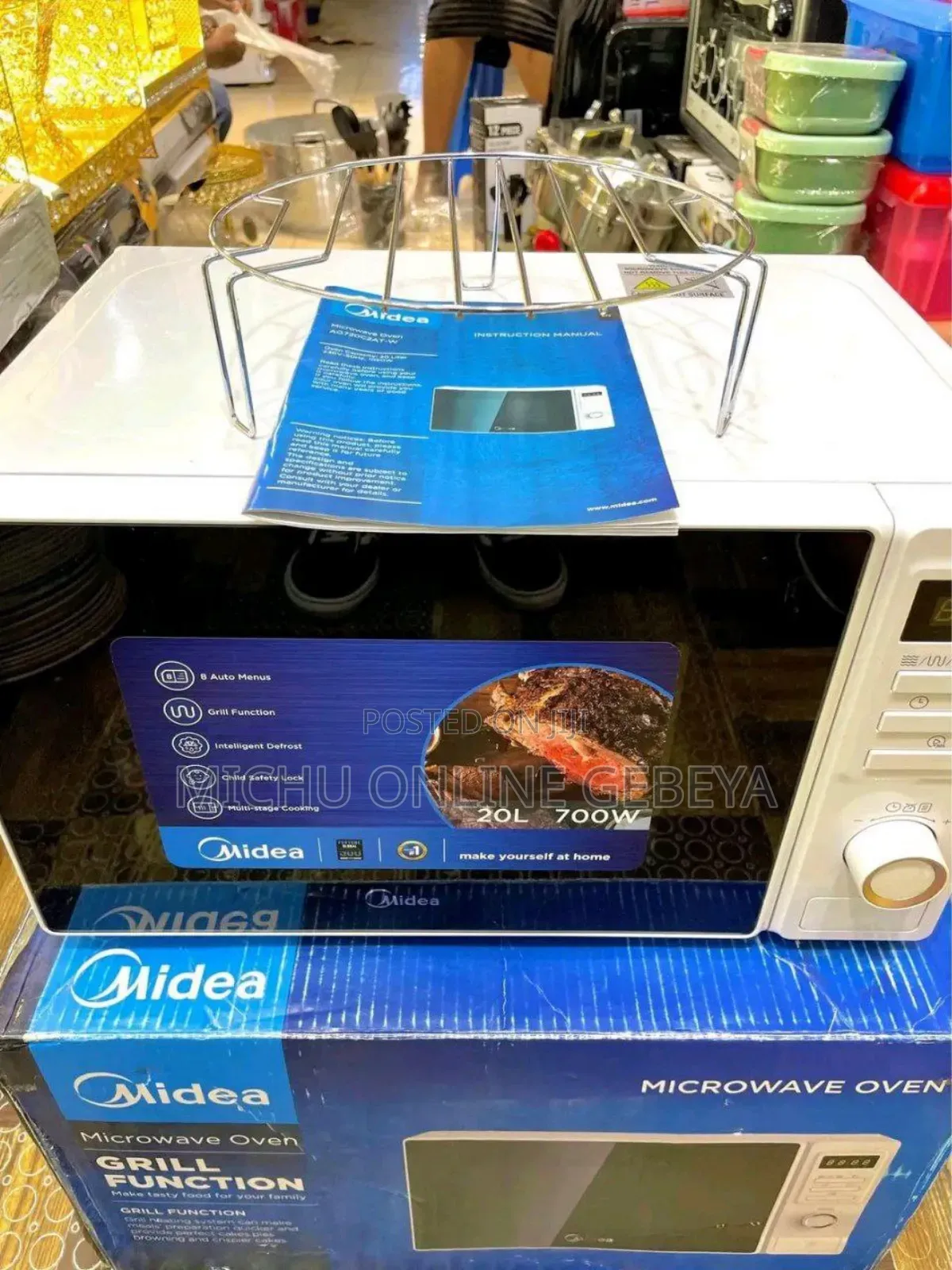ገብቷል Midea Microwave Oven 20,23,25 Litters / Free Delivery