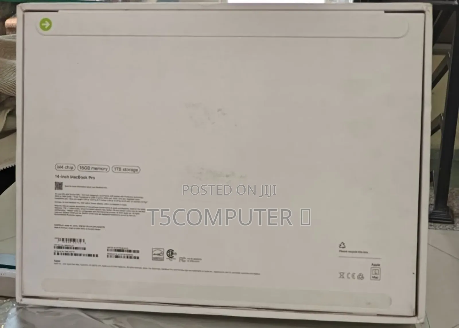 New Laptop Apple MacBook Pro 2024 M4 14-inch 16GB Apple M4 Pro SSD 1T