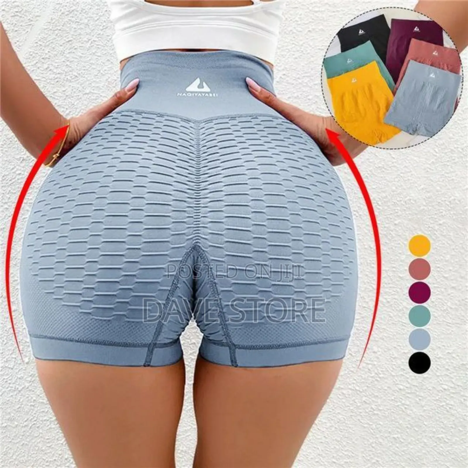 High Waist Butt Lifting Yoga Shorts