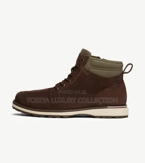 Tommy Hilfiger Lace-Up Ankle Boots - Cocoa Order Yours Now