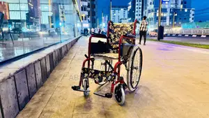 Manual Wheelchair With Colored Chrome Frame