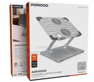 Porodo Aerodesk Cooling Laptop Stand