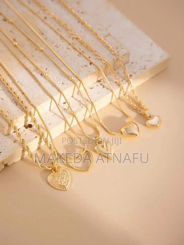5pcs Heart Necklaces