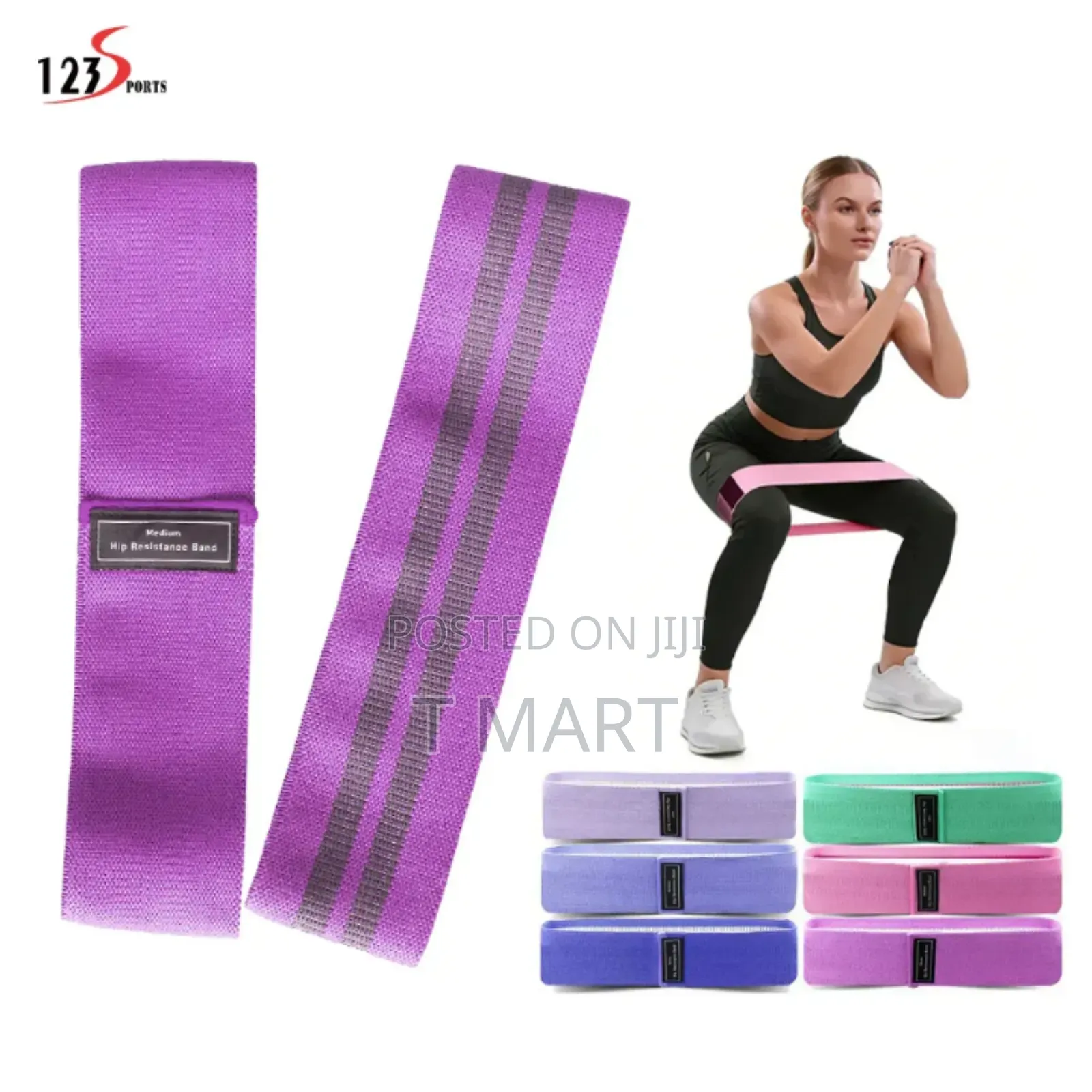 Elastic Hip Resistance Band Set