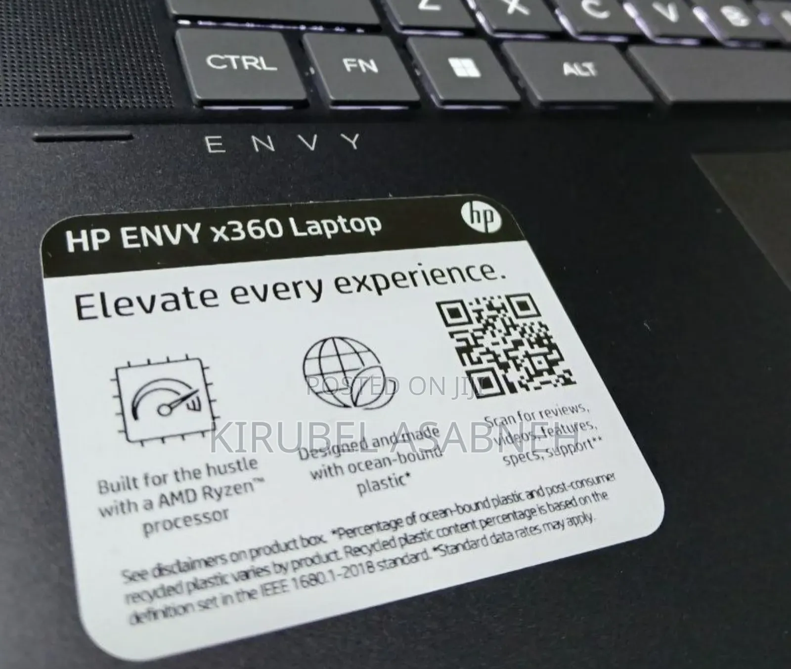 New Laptop HP Envy X360 8GB AMD Ryzen 5 SSD 512GB