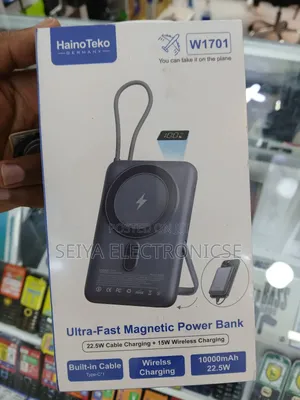 Hainoteko Power Bank 10,000mah Magnetic Charging