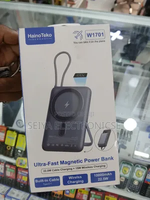 Hainoteko Power Bank 10,000mah Magnetic Charging