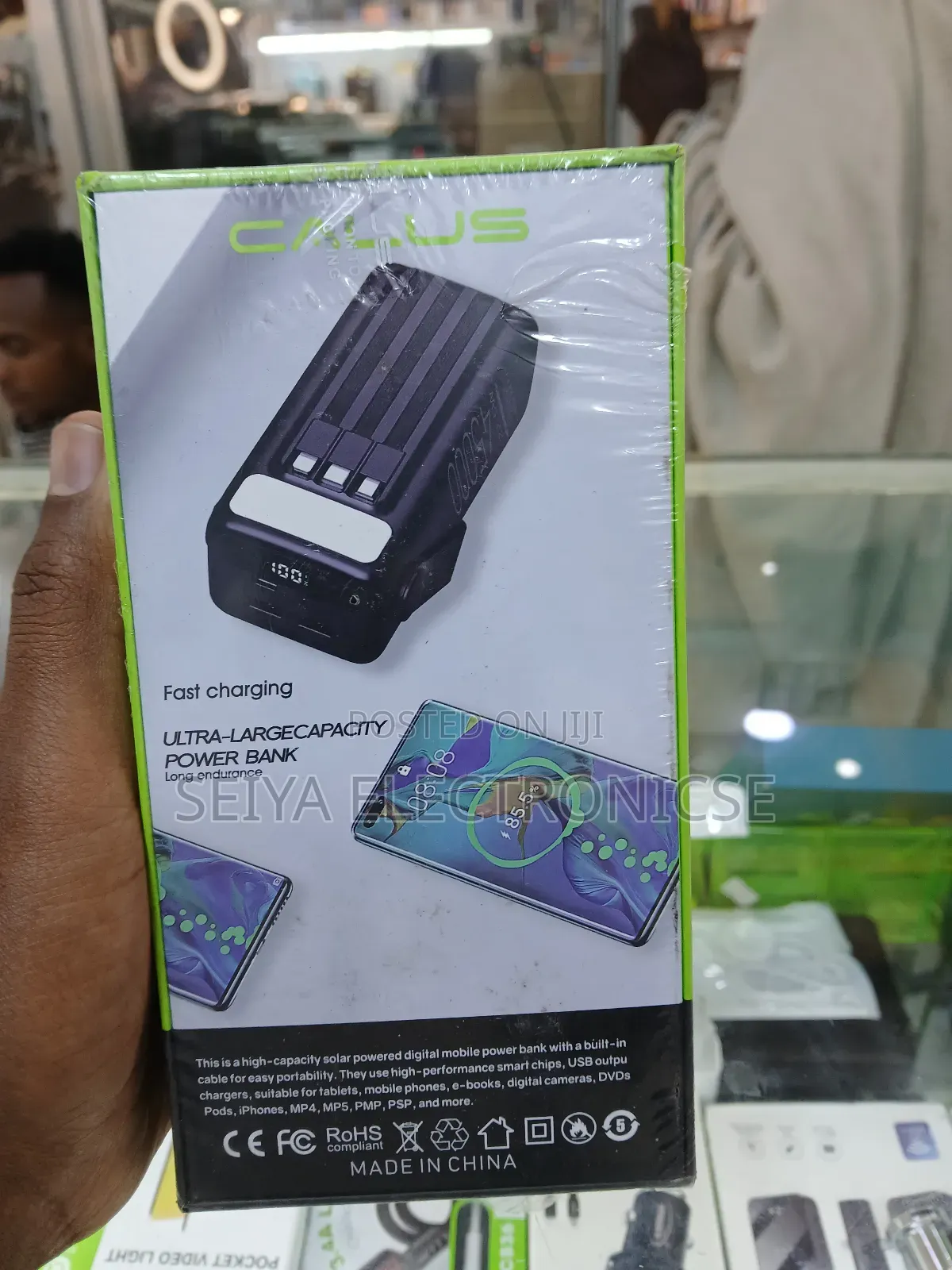 Calus Power Bank 45,000mah Fast-Charging 22.5w Flashlight