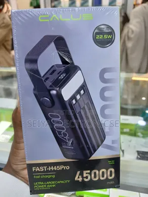 Calus Power Bank 45,000mah Fast-Charging 22.5w Flashlight