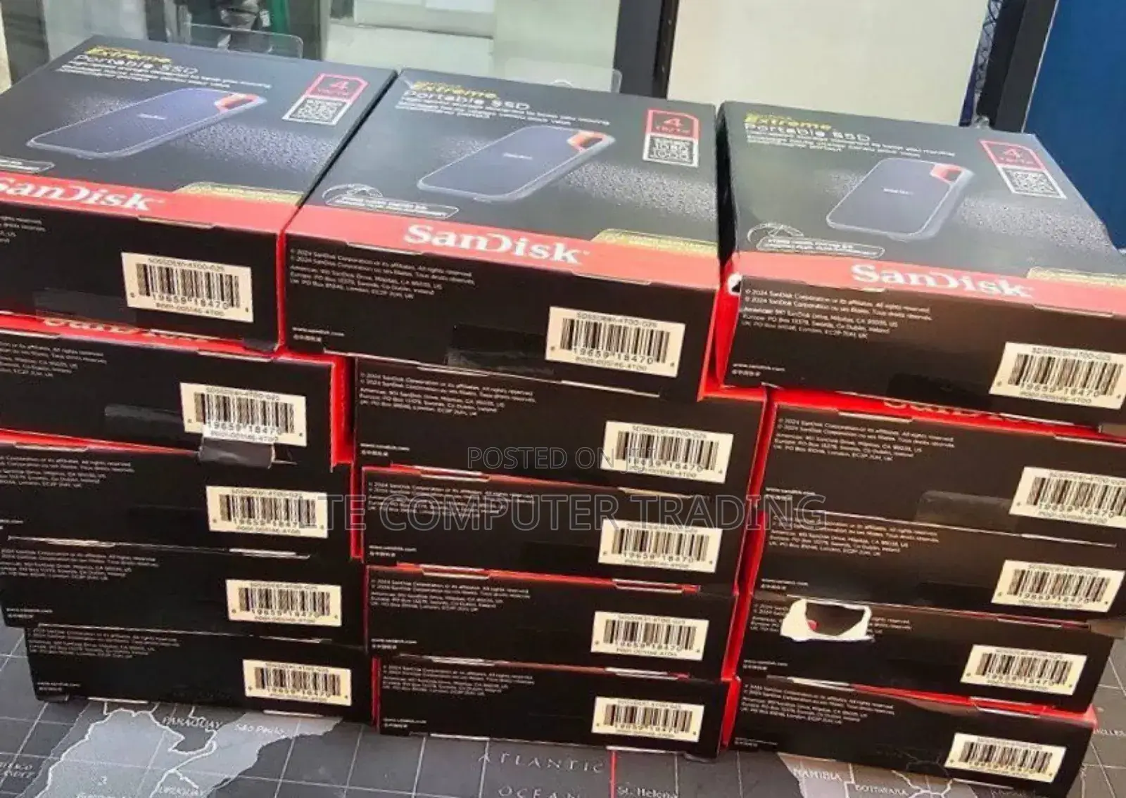 Sandisk 4tb External Hard Disk Drive 1050mbps Speed