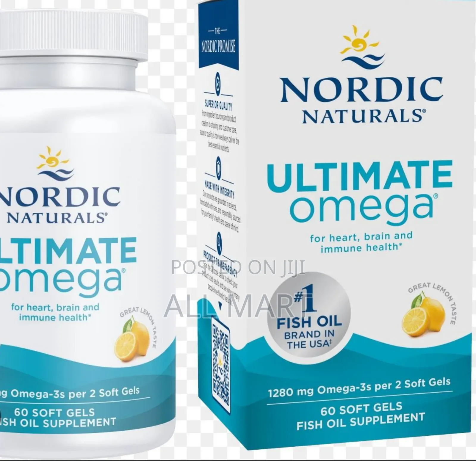 Nordic Naturals Ultimate Omega 60 Softgels