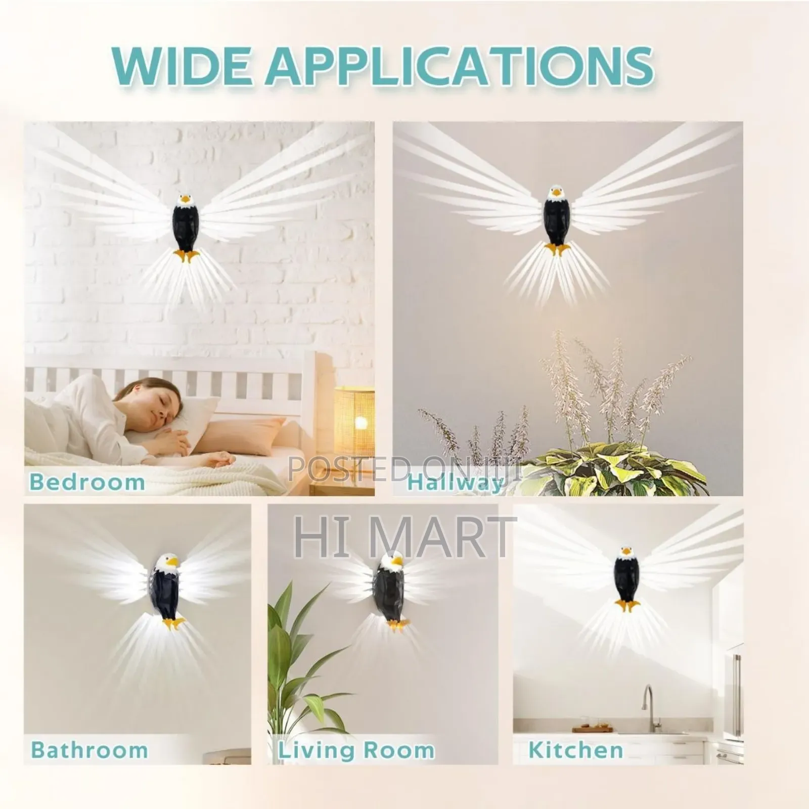 Wall Mounted Led Eagle Wall Light
