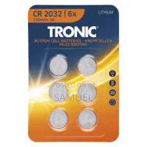 Tronic 1.55v,9v,12, 2032,2016,1220,1616,1620 Orginal Germany Battery