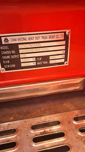 Cinotruck. Dump Truck 2023