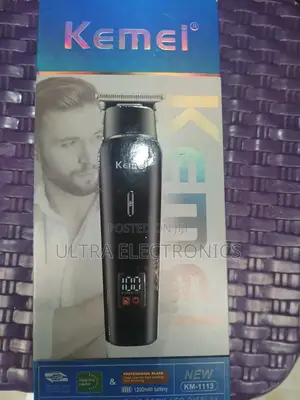 Kemei Km-1113 Professional Hair Clipper and Beard Trimmer. Battery:
