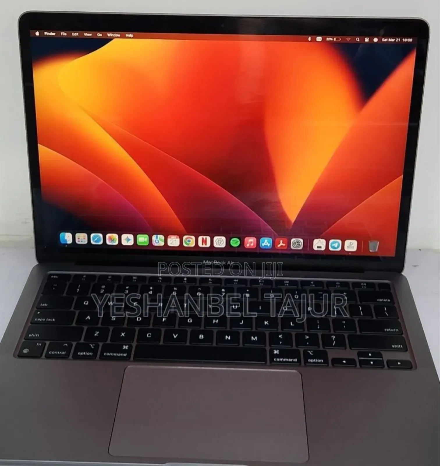 New Laptop Apple MacBook Air 2020 M1 8GB Apple M1 SSD 256GB