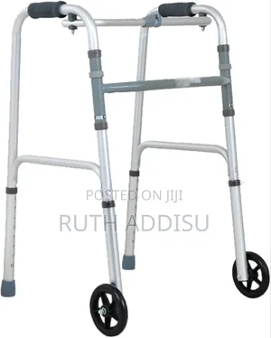 Deluxe Folding Walker/Pick Up Frame With Wheels and Skis Mobility