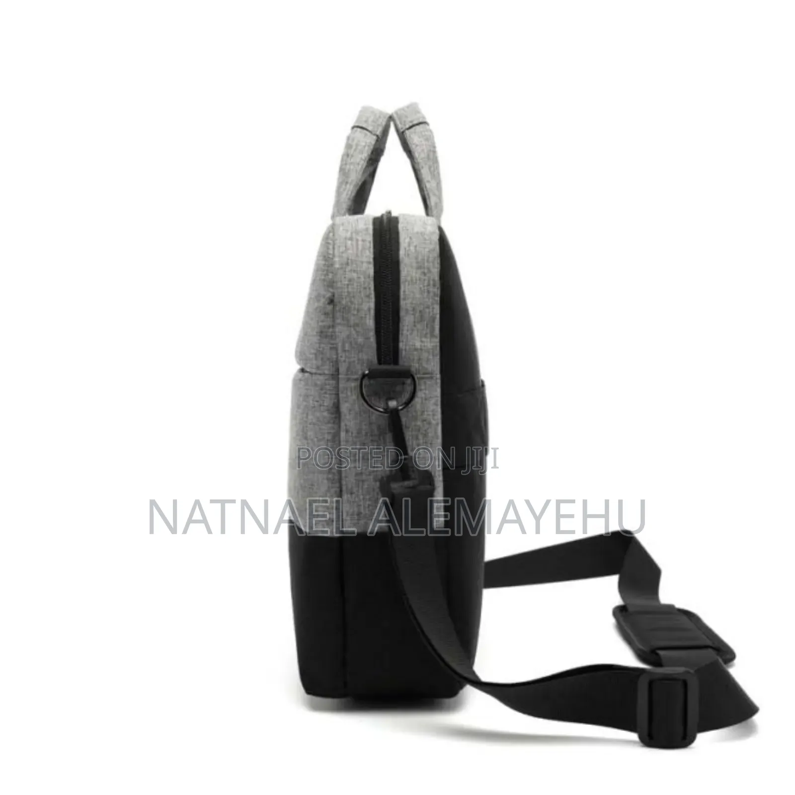 Coolbell Gray and Black Laptop Shoulder Bag 15.6