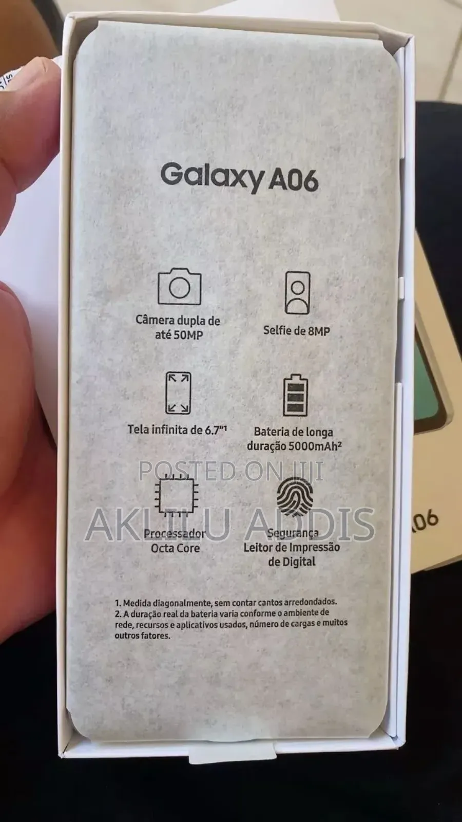 New Samsung Galaxy A06 64 GB White