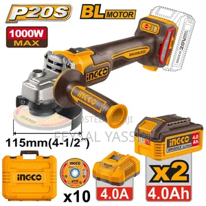 Ignco Chargeable Angle Grinder 1100w