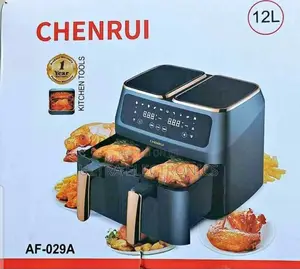 Chenrui Af-029a Is a 12-Liter Digital Air Fryer Featuring Dual Cooking