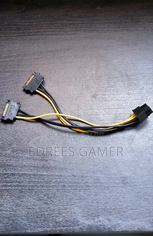 Dual-Sata to 6+2-Pins (8-Pins) Adapter for Graphics Card
