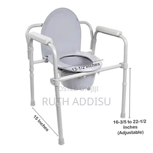 Free Shipping! Naipo 3-in-1 Bedside Commode, Raised Toilet Capacity