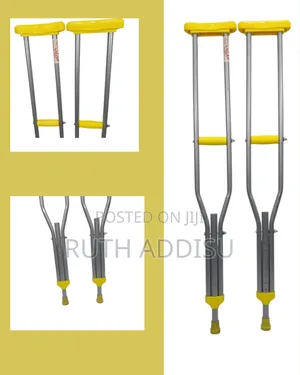 Lightweight Aluminum Underarm Elbow Crutches Adjustable Elderly Crutch