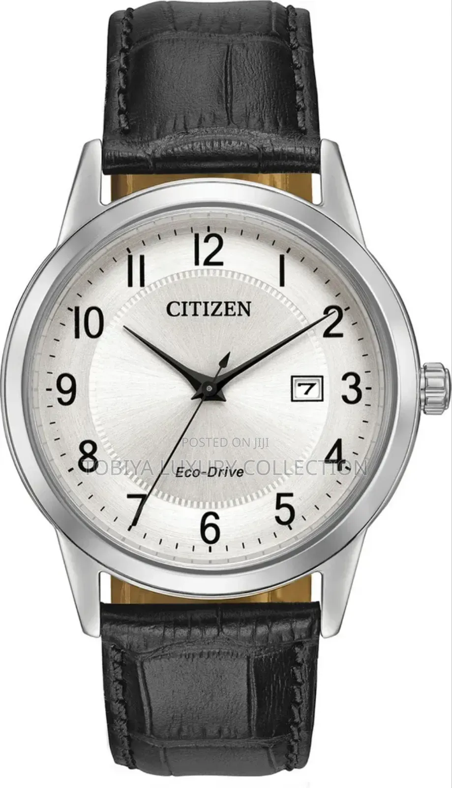Citizen Men's Sporty Eco-Drive Quartz Watch .Leather Strap Aw1231-07a