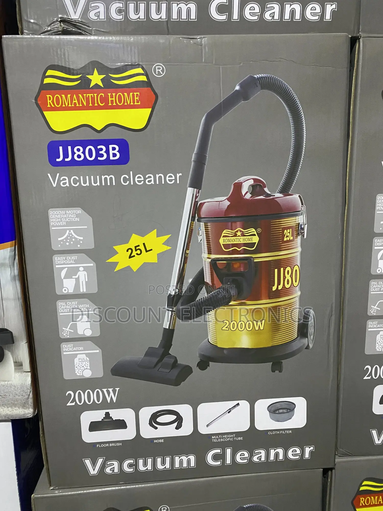 Romantic Home Jj803b Vacuum Cleaner.