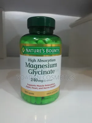 Magnesium Glycinate – ለተሻለ እንቅልፍና ማረፍ፣ ጭንቀት መቀነሻ ፣ ና ለየነርቭ ጤና