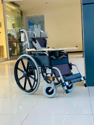 Comfortable Steel Manual Foldable Wheelchair for Disabled Elderly