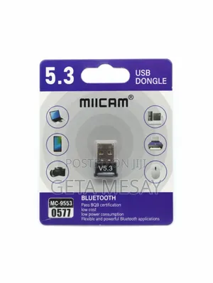 Miicam Bluetooth 5.3 Usb Adapter For Pc Laptop Wireless