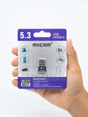 Miicam Bluetooth 5.3 Usb Adapter For Pc Laptop Wireless