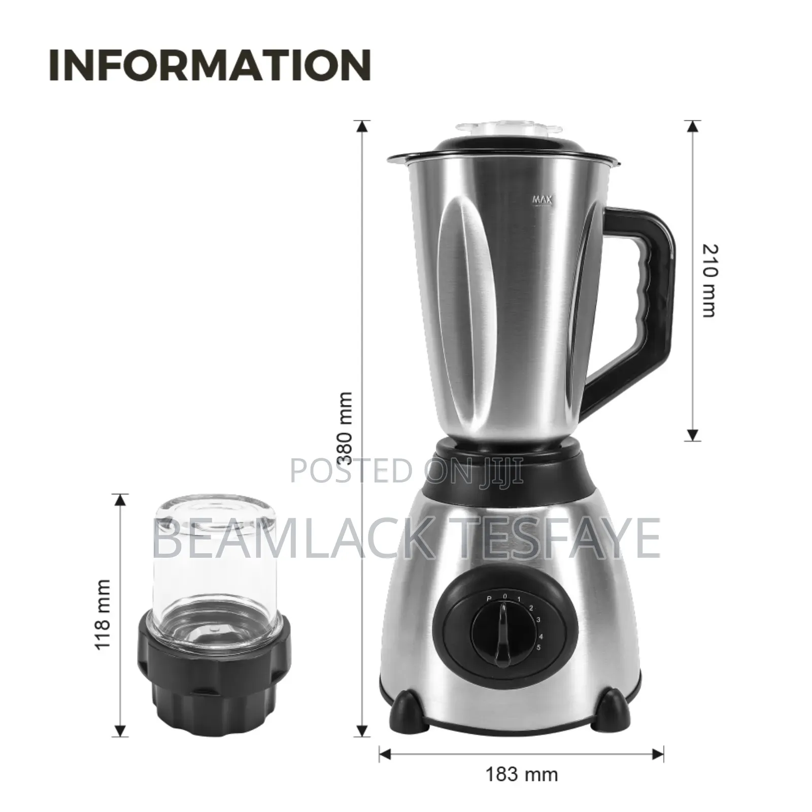 1.5 Littere Hobby Lobby Blender and Grinder