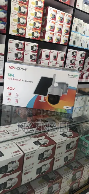 Hik Vision Aov 4g 4mp Wireless CCTV Camera With Solar Panel